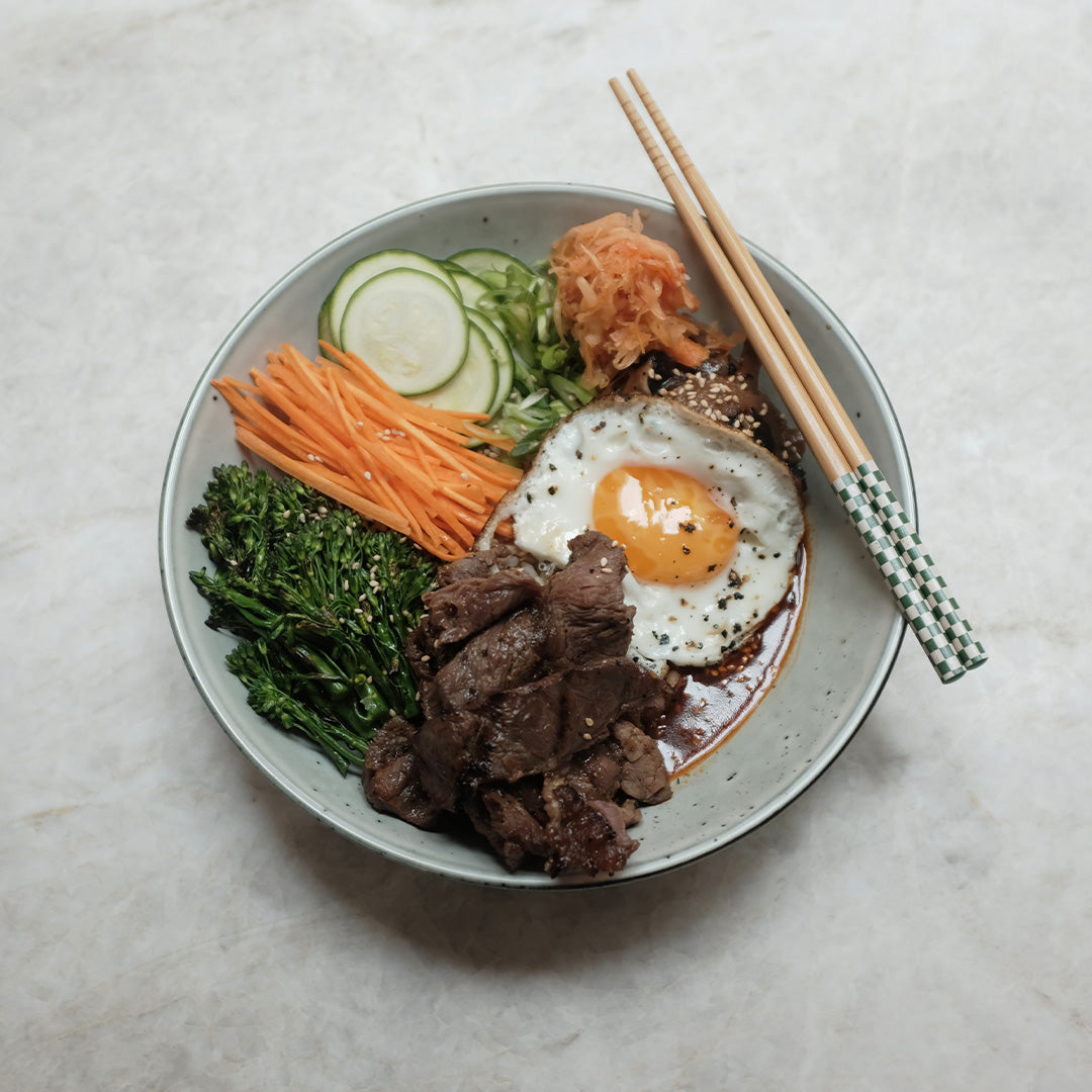 Flat Iron Bibimbap Bowl